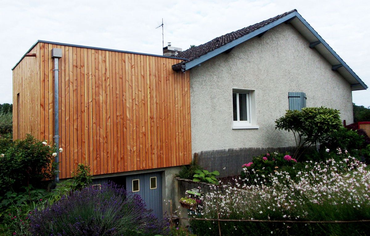 Réalisation d'une extension en structure bois à Saulon la Rue [2]